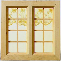 Ikkuna,  2-osainen, 16-ruutuinen
