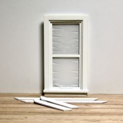 Ikkuna, valkoinen, 7 x 13,2