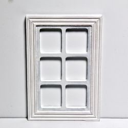 Ikkuna, 6-ruutuinen, valkoinen