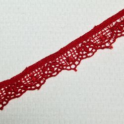 Pitsi / verhokappa, punainen, 1,5 x 20 cm