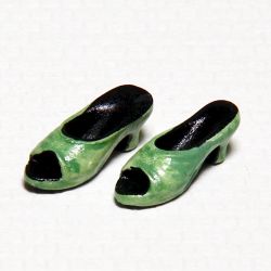 Naisten sandaalit, vihreä