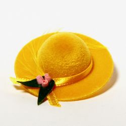 Naisten keltainen hattu