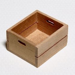 Puulaatikko kantoaukoilla, n. 3,5 x 4 x 2,2cm