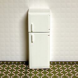 Jääkaappi ja pakastinkaappi, valkoinen