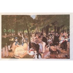 Maalaus "Musiikkia Tuileriesin puistossa", öljymaalaus