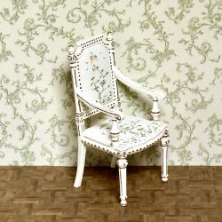 Käsinojallinen tuoli, koristemaalattu, laatukaluste
