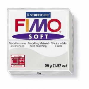 FIMO Soft-massa, 80 vaalean harmaa, 56 g