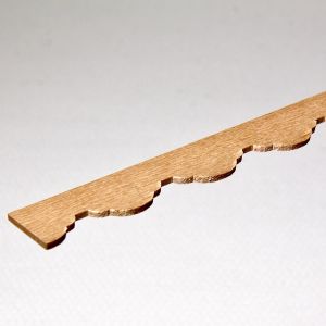 Koristelista, aaltoileva pitsireunus, 60 cm