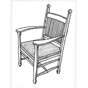Käsinojallinen tuoli, Carl Westman, 1 kpl